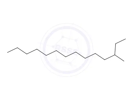 Chemical structure of Tetradecane, 3-methyl-