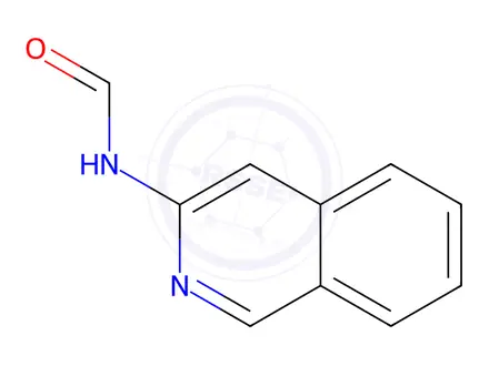 Chemical structure of N-(Isoquinolin-3-yl)formamide
