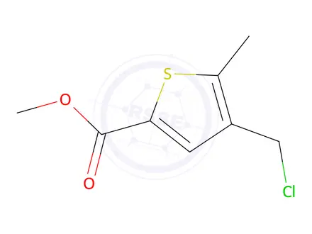 Chemical structure of methyl 4-(chloromethyl)-5-methylthiophene-2-carboxylate