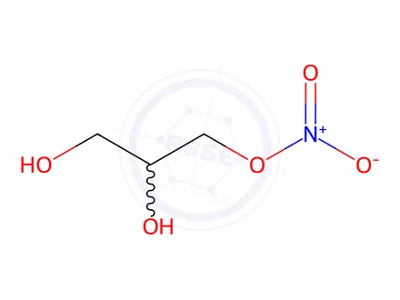 Chemical structure of Glyceryl Trinitrate Impurity 2(Glyceryl Trinitrate EP Impurity B)