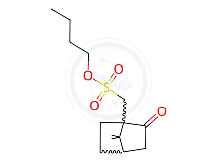 Chemical structure of Camphor Sulfonic Acid Butyl Ester