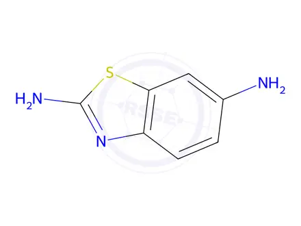 Chemical structure of 1,3-benzothiazole-2,6-diamine