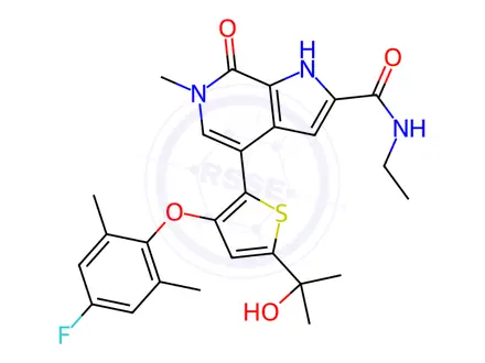 Chemical structure of ABBV-744 Impurity 162