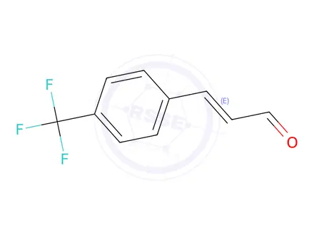 Chemical structure of (E)-3-(4-(Trifluoromethyl)phenyl)acrylaldehyde