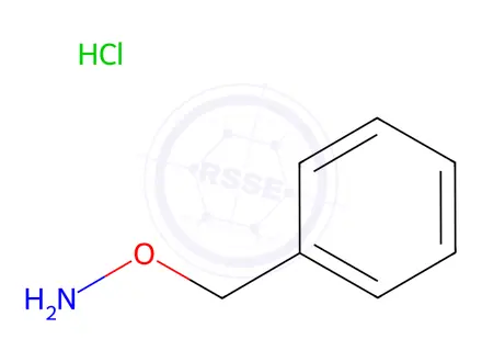 Chemical structure of O-Benzylhydroxylamine hydrochloride