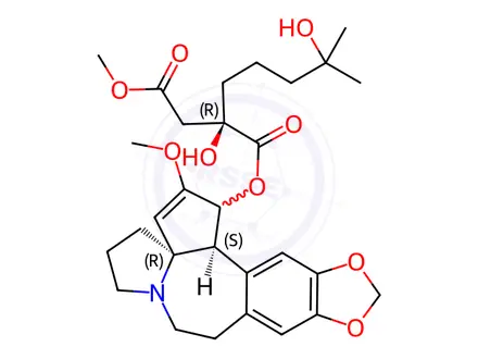Chemical structure of Homoharringtonine