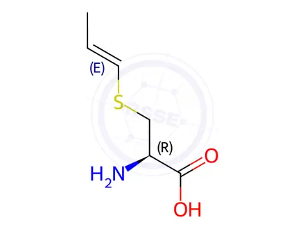 Chemical structure of S-1-Propenyl-L-cysteine