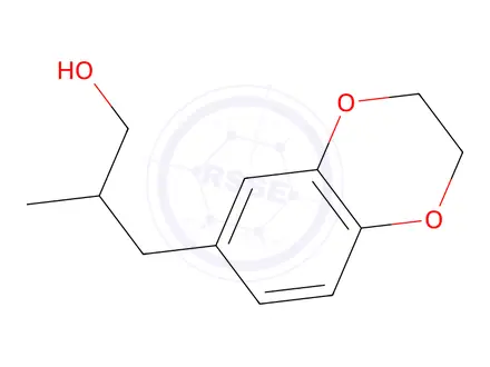 Chemical structure of 3-(2,3-Dihydrobenzo[b][1,4]dioxin-6-yl)-2-methylpropan-1-ol