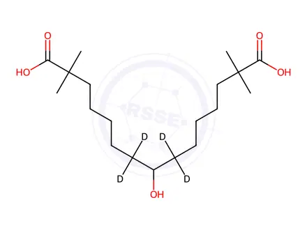 Chemical structure of Bempedoic Acid D4