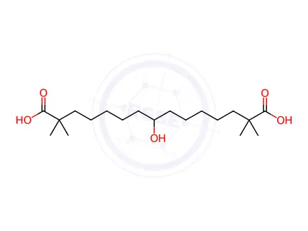 Chemical structure of Bempedoic Acid