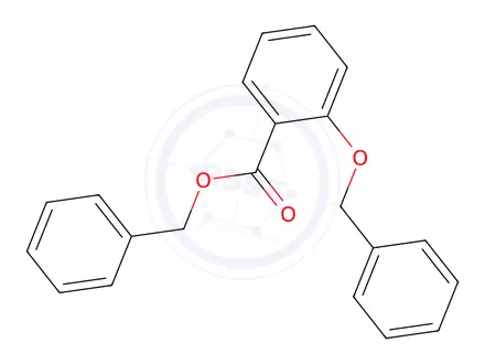 Chemical structure of 2-Benzyloxy-benzoic acid benzyl ester