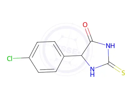 Chemical structure of 4-(4-Chlorophenyl)-2-sulfanyl-4,5-dihydro-1H-imidazol-5-one