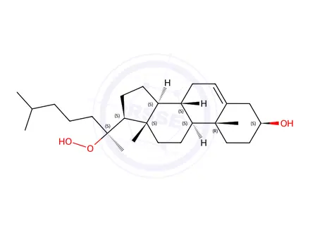 Chemical structure of 20-hydroperoxycholesterol