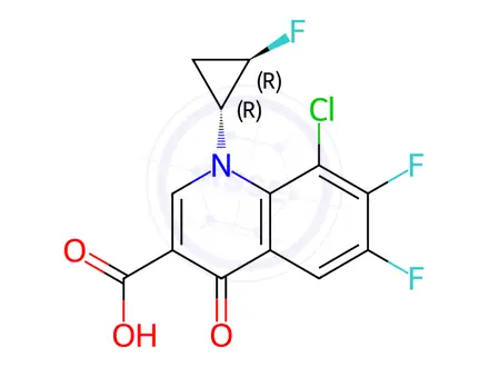 Chemical structure of Sitafloxacin Impurity 221