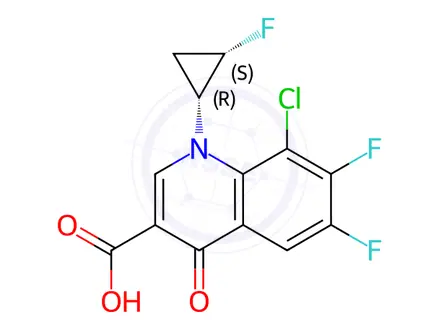 Chemical structure of Sitafloxacin Impurity 219