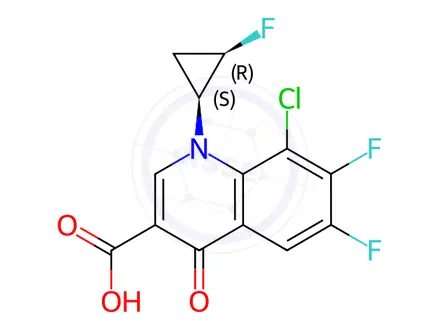 Chemical structure of Sitafloxacin SR Isomer
