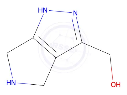 Chemical structure of (1,4,5,6-Tetrahydropyrrolo[3,4-c]pyrazol-3-yl)methanol