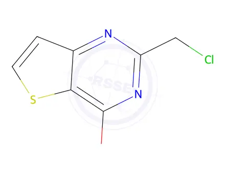 Chemical structure of 2-chloromethyl-4-methoxy-thieno[3,2-d]pyrimidine