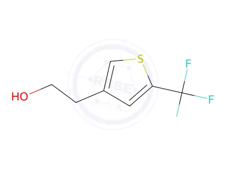 Chemical structure of 2-(5-(Trifluoromethyl)thiophen-3-yl)ethanol