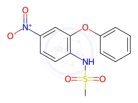Chemical structure of Nimesulide