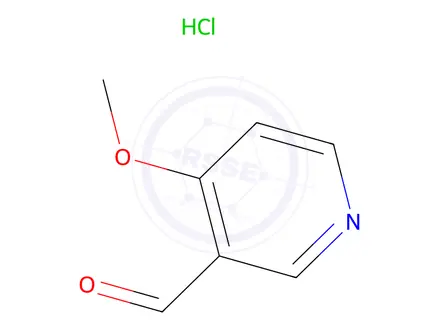 Chemical structure of 4-Methoxynicotinaldehyde hydrochloride