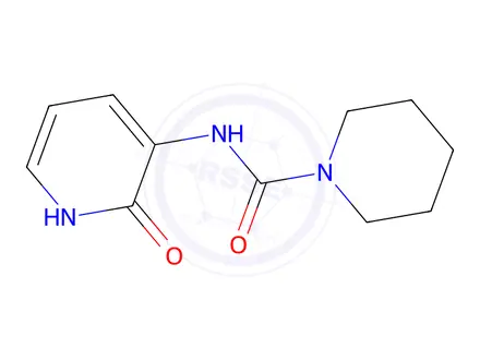 Chemical structure of N-(2-Oxo-1,2-dihydropyridin-3-yl)piperidine-1-carboxamide