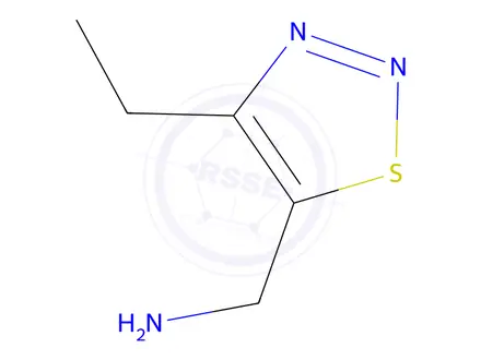 Chemical structure of (4-Ethyl-1,2,3-thiadiazol-5-yl)methanamine