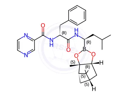 Chemical structure of Bortezomib Isoamyl Impurity