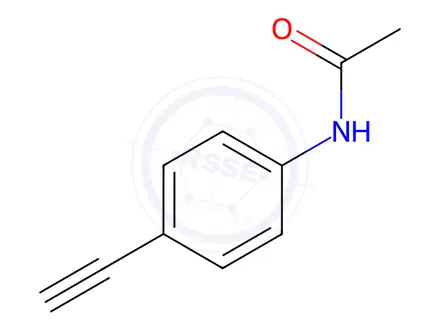 Chemical structure of N-(4-ethynylphenyl)acetamide