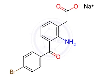 Chemical structure of Bromfenac