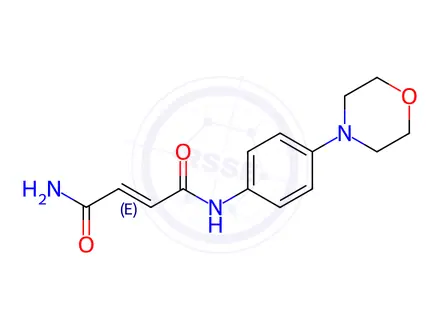 Chemical structure of N1-(4-Morpholinophenyl)fumaramide