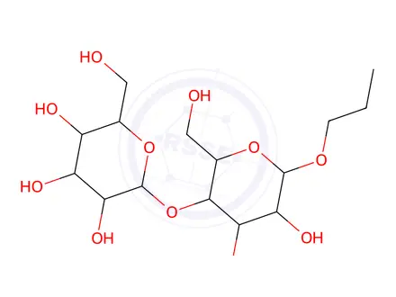 Chemical structure of N-Propyl β-lactoside