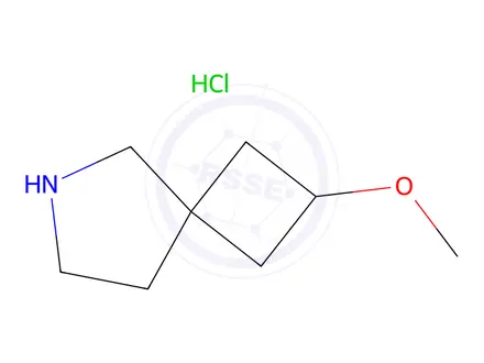 Chemical structure of 2-Methoxy-6-azaspiro[3.4]Octane hydrochloride