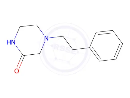 Chemical structure of 4-Phenethylpiperazin-2-one