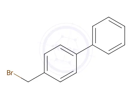 Chemical structure of 4-(Bromomethyl)biphenyl