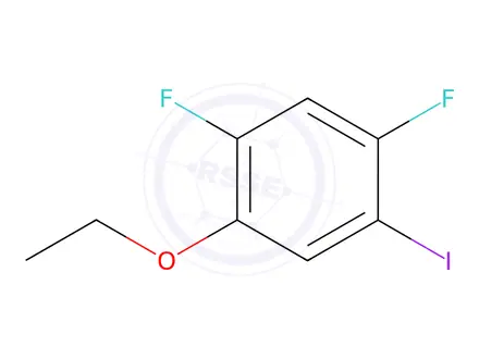 Chemical structure of 1-Ethoxy-2,4-difluoro-5-iodobenzene