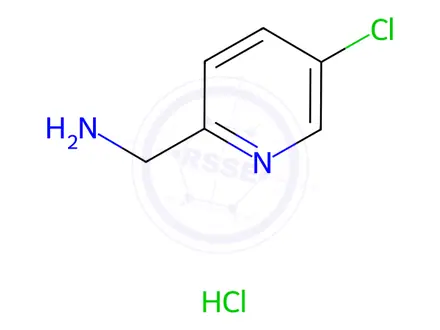 Chemical structure of (5-Chloropyridin-2-yl)methanamine hydrochloride