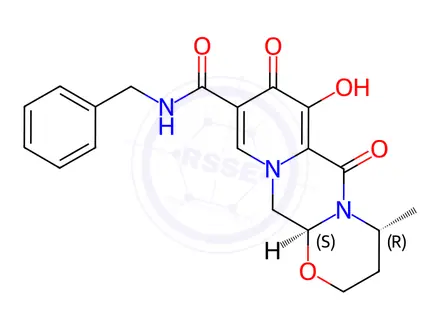 Chemical structure of Dolutegravir Impurity 128
