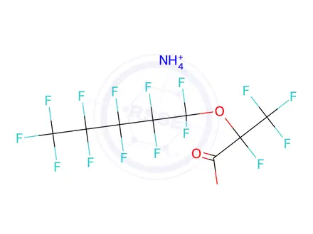 Chemical structure of Ammonium 2-perfluoropentoxy-2,3,3,3-tetrafluoropropanoate