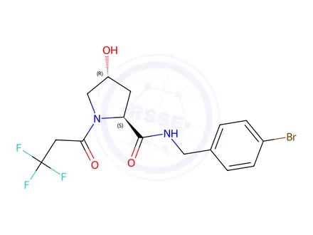 Chemical structure of Fluorinated VHL Spy Molecule 4
