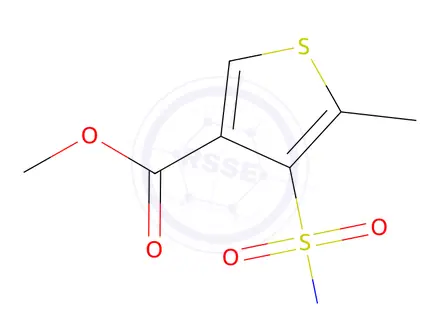 Chemical structure of Methyl 5-Methyl-4-sulfamoylthiophene-3-carboxylate