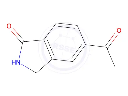 Chemical structure of 5-Acetylisoindolin-1-one