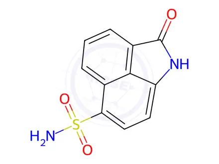 Chemical structure of 2-Oxo-1,2-dihydrobenzo[cd]indole-6-sulfonamide
