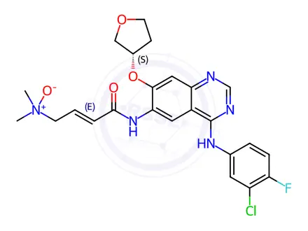 Chemical structure of Afatinib Impurity L
