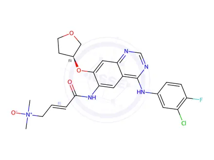 Chemical structure of Afatinib Impurity L