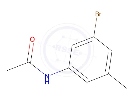 Chemical structure of Acetamide, N-(3-bromo-5-methylphenyl)-