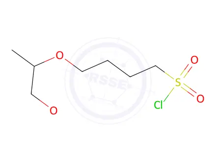 Chemical structure of 4-((1-Methoxypropan-2-yl)oxy)butane-1-sulfonyl chloride
