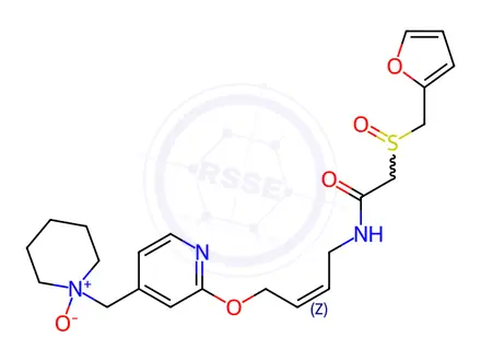 Chemical structure of Lafutidine N-Oxide