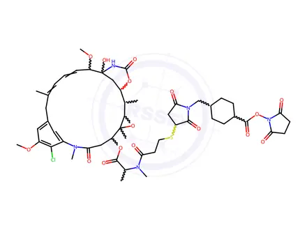 Chemical structure of DM1-SMCC