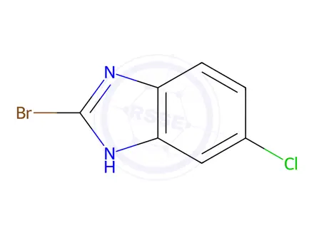 Chemical structure of 2-Bromo-6-Chloro-1h-Benzo[D]Imidazole